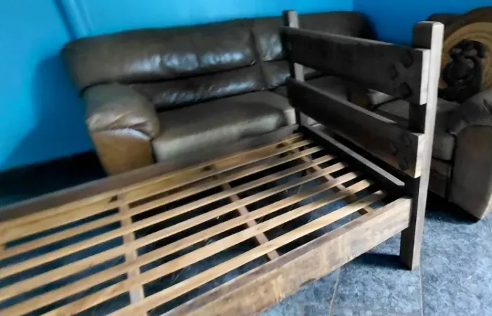 Cama forte madeira maciça