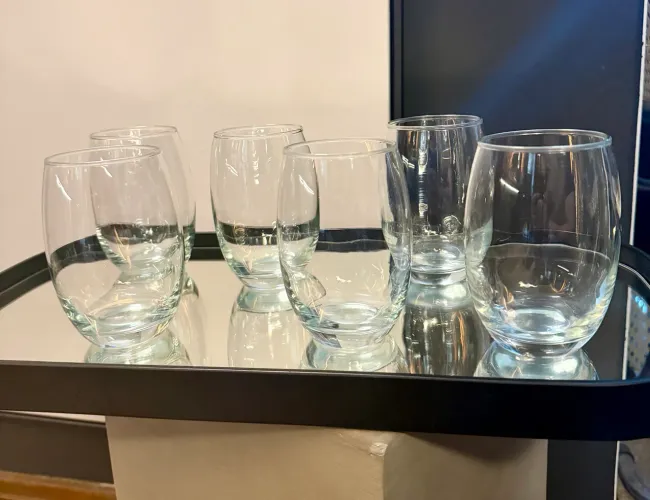 Conjunto 6 Copos de Vidro - Design e Resistência para o Dia a Dia