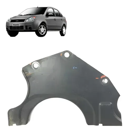 Placa Inferior Caixa Motor Fiesta 2008 A 2014 1