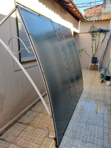 Toldo de policarbonato usado