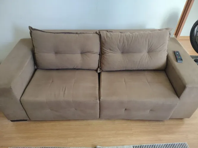 Sofá que vira cama pra vender logo