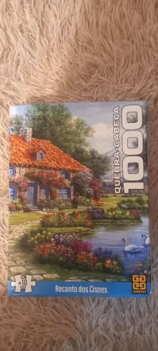Quebra-cabeça, 1000 peças, Recanto dos cisnes
