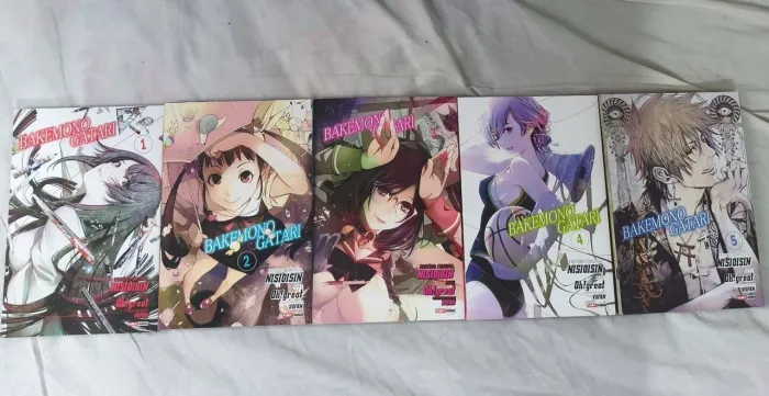 Coleção de Mangás Monogatari Series (Vol 1 ao Vol 5)