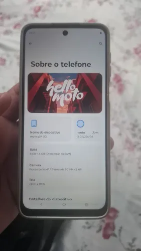 Celular Moto G54 5G - 256GB Novo 