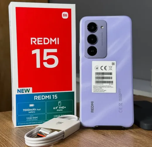 Redmi 15 .. versão global com 128/6 gb em várias cores 