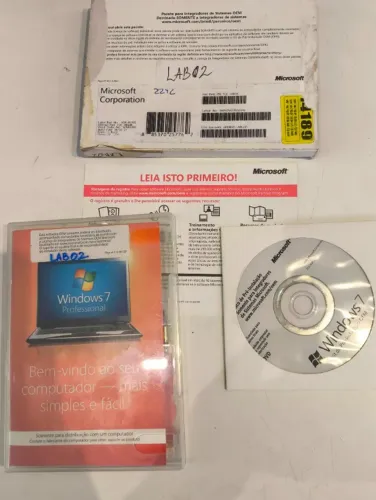 Windows 7 Professional OEM USADO  (NO ESTADO DAS FOTOS)