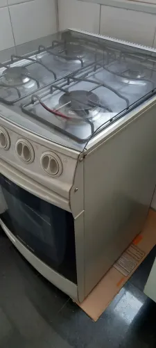 Fogão 4 bocas, usado, Bosch, premium-klasse,, funcionando, prata, gas de rua, 0,51x0,56