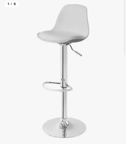 Banqueta Evolux Bc 2023 cor Branco de 106cm do alto