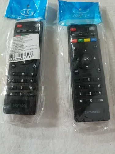 Kit 2 Controles Remotos Sky-8095 Para TV Box (Novos)