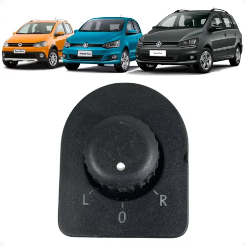 Botão Retrovisor Elétrico VW Fox Crossfox Spacefox 2010