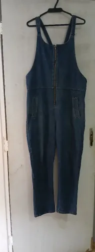 Macacão Jeans Vintage The White Pepper