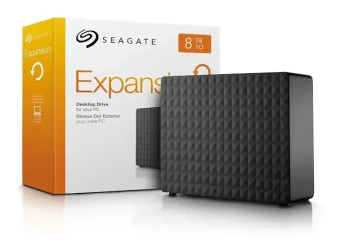 Hd Externo Seagate 8 Tera - Semi Novo 1 Ano de Uso - 63- *