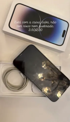 iPhone 14 pró 256 gb na caixa