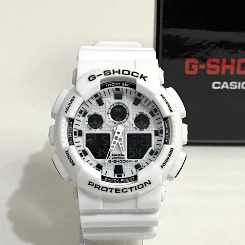 Relógio masculino esportivo G-shock branco novo
