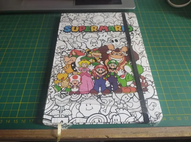 Caderno Oficial do Super Mario Licenciado
