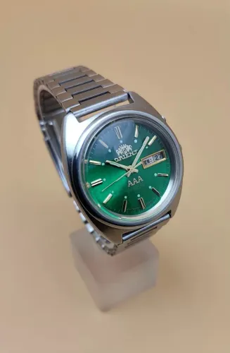 Raro! Relógio Automático Orient 3 Estrelas Vintage Verde