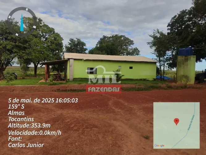 Fazenda 640 Alqueires (3.098 Hectares) Almas - TO