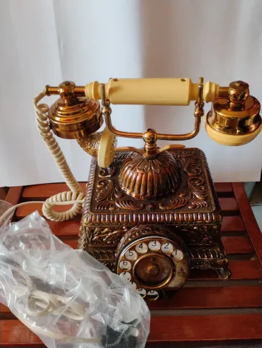Telefone retrô de disco