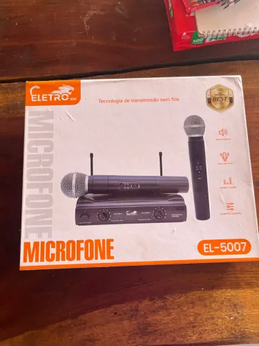 Kit microfone nunca usado