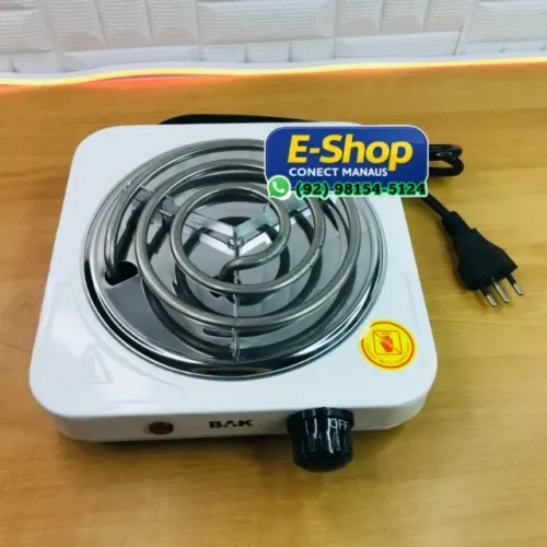 Fogao Elétrico 1 Boca Bak 1000W