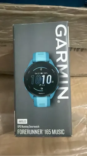 RELÓGIO GARMIN FORERUNNER ® 165 MUSIC TURQUESA E AQUA
