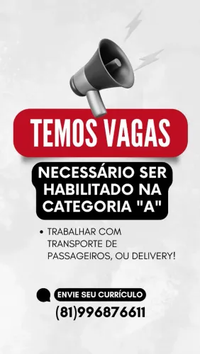 Vaga Início Imediato 