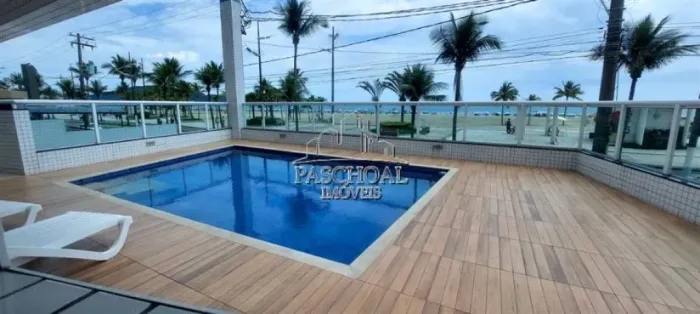 FRENTE AO MAR, APARTAMENTO 02 QUARTOS, BAIRRO GUILHERMINA EM PRAIA GRANDE S/P.