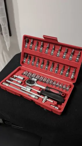 Kit caixa de ferramentas 46 peças completo