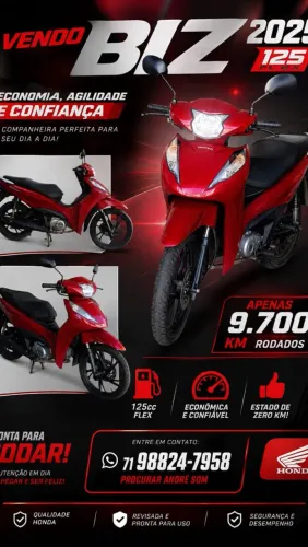 Honda Biz 125 EX/ 125 EX Flex 2025