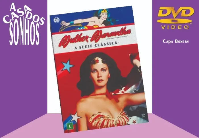 Box DVD Mulher-Maravilha A Série da TV Completo - 21 Discos