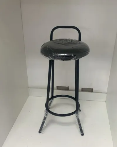 banqueta alta acento estofado