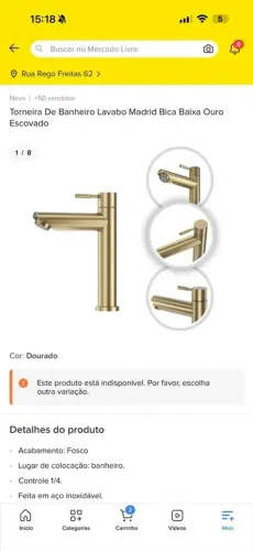 Torneira de Banheiro lavabo  