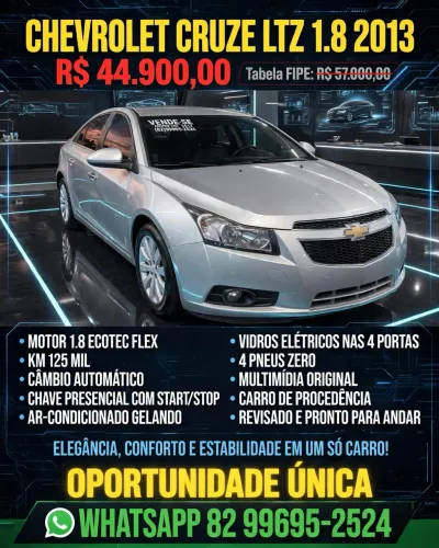 Chevrolet Cruze LTZ 1.8 16V Flexpower 4P Aut. 2013