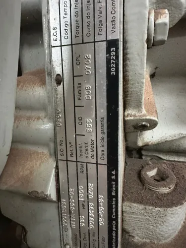 VENDO GRUPO GERADOR DE ENERGIA CUMMINS DE 390 KVA - 535 HP