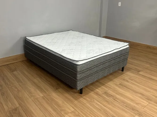 Cama Box Prestige Casal Molas Ensacadas c/Pilow - Receba Amanhã