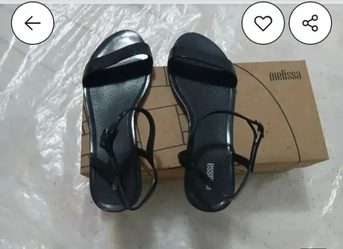 Kit duas sandalias melissa na caixa numero 35 .
