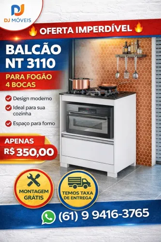 BALCÃO COOKTOP 75 CM DE LARGURA R$ 350,00