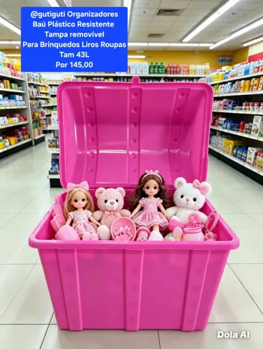 Caixa organizadora Por