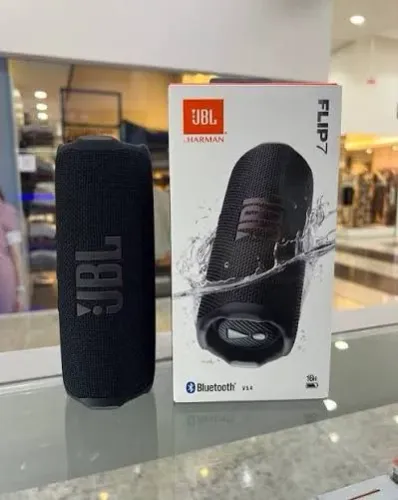 JBL FLIP 7 Lacrada Azul e Preta