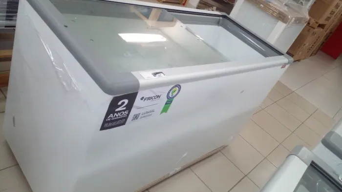 FREEZER HORIZONTAL DE 411 LITROS COM PORTA DE VIDRO, DE BAIXA TEMPERATURA,NOVA, PROMOÇÃO!!