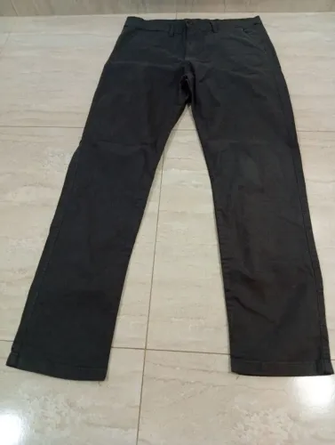 Calça Sarja Masculina Cinza 44 - Nova