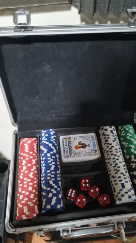 Jogo Poker Maleta Profissional