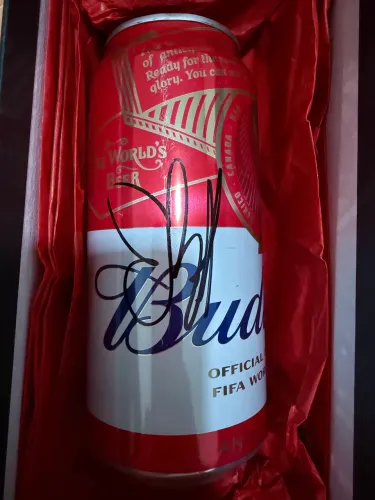 Budweiser Autografada Erling Haaland | Copa do Mundo 2026