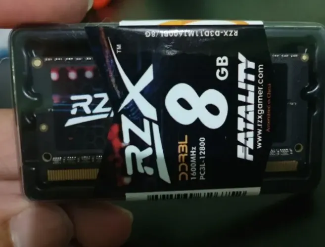 Memória Ram DDR3 8GB 1600mhz para Notebook unid. Entrego