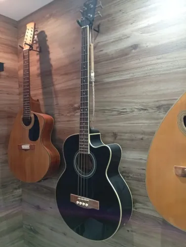 Baixolão Eletroacústico 4 Cordas Hofma Hbs190 (Usado)