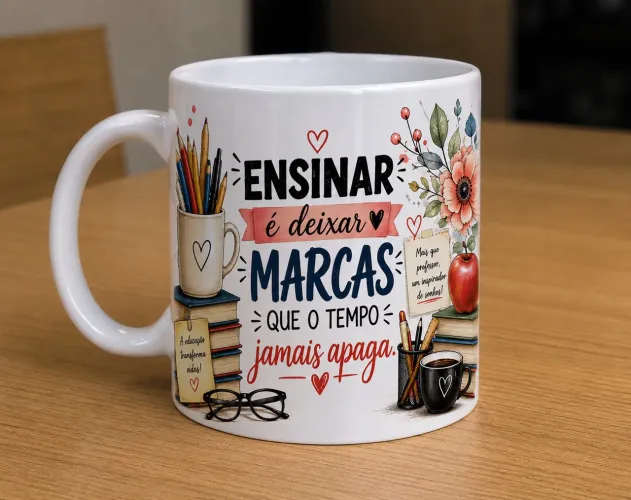 Caneca personalizada dia dos professores