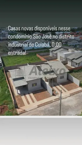 Casas novas 3/4 sendo suíte - Condomínio São Jose/ distrito industrial de Cuiabá MT