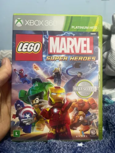 Jogo de Xbox 360 Original Lego Marvel super heróis