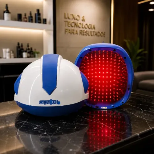 Capacete Capellux i9 - LEDterapia Capilar - Calvice, Alopecia e Queda de Cabelo