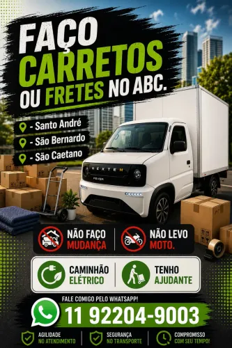 Faço carreto / frete NÃO FAÇO MUDANÇA 